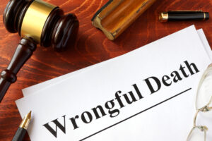 Wrongful Death Lawyer Roswell, GA- gavel with wrongful death document